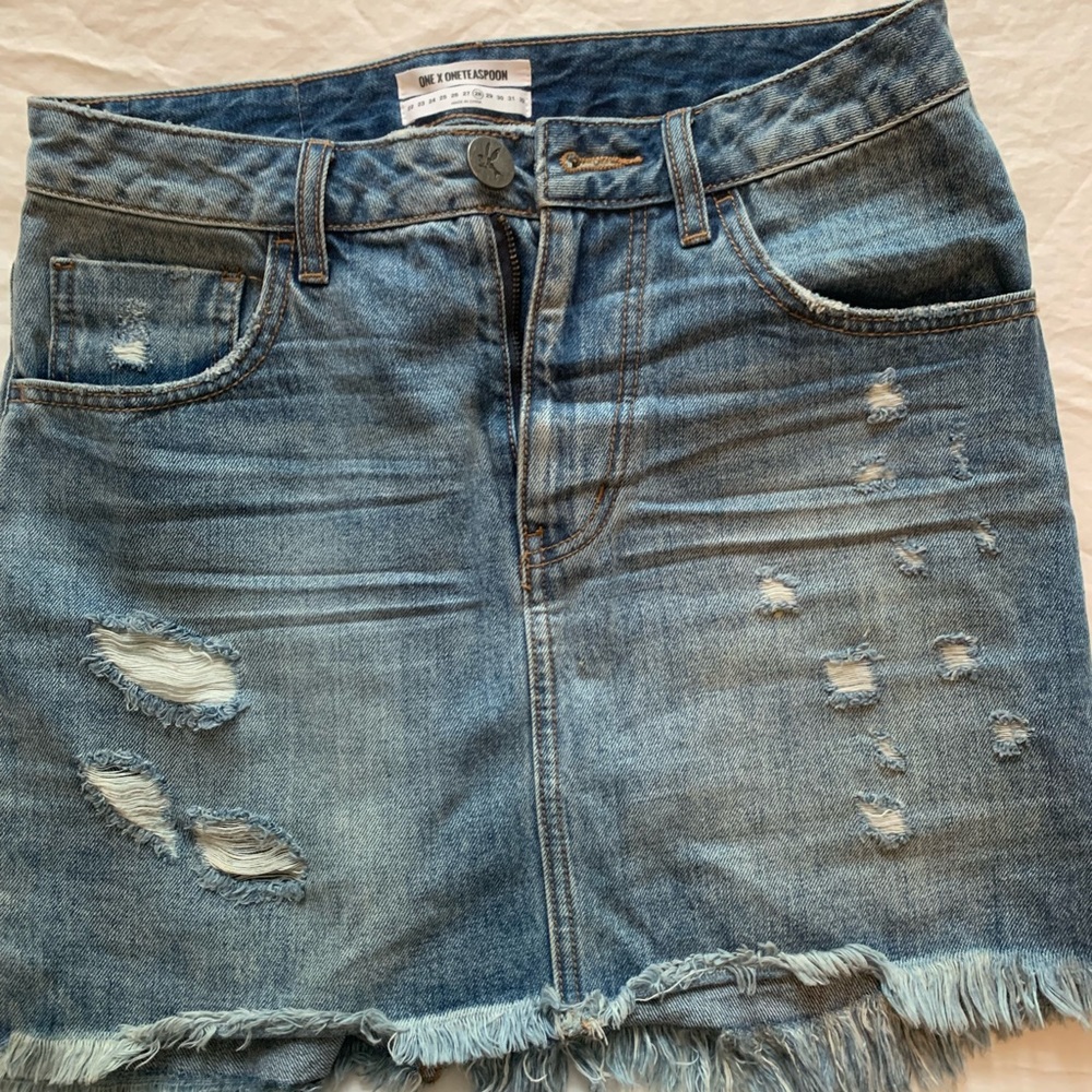 One Teaspoon Mini Skirt Size 28